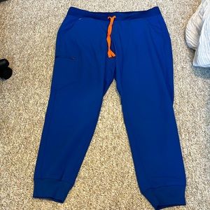 Figs Zamora Jogger Scrub Pants- Royal Blue
